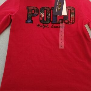 Polo by Ralph Lauren Kids Red Long Sleeve Polo